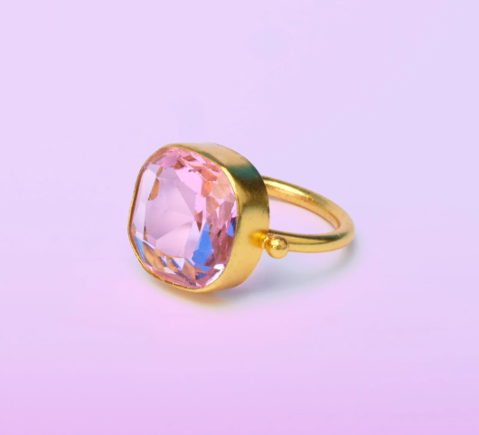 Darby Ring in Crystal Rose
