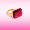 Regency Statement Ring in Ruby Red