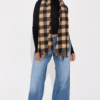 Caught Off Guard Plaid Scarf - Brown
